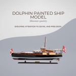 B105 DOLPHIN PAINTED Ship Model 
